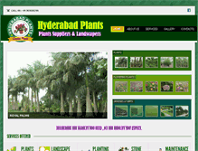 Tablet Screenshot of hyderabadplants.com